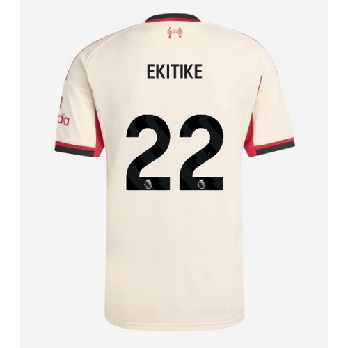 Lacne Muži Futbalové dres Liverpool Hugo Ekitike #22 2025-26 Krátky Rukáv - Preč